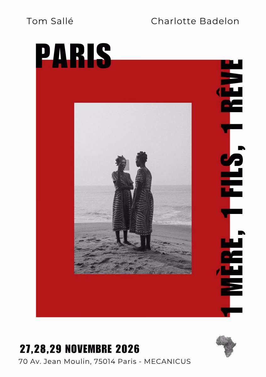 Poster for the exhibition “1 mother, 1 son, 1 dream”, Paris, 27 — 29 November 2026